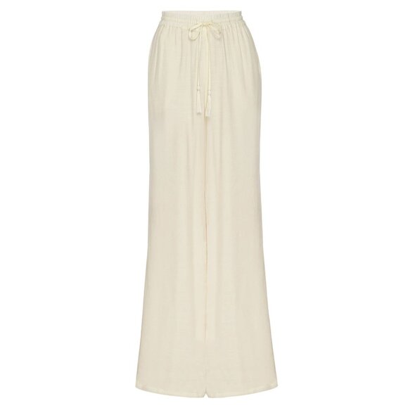 MONDAY Swimwear Tahiti Pants in Ivory - Picture 2 of 5